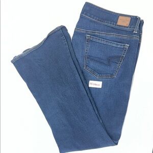 American Eagle Outfitters Dark Blue Boot Cut Jeans Size 18
